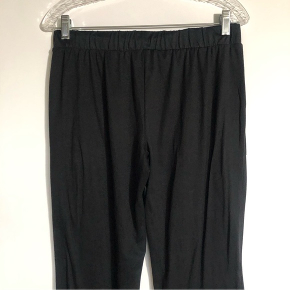 Lucky Brand Black Lounge Pants Womens Size S Drawstring Waist Pockets Knit Pjs - Picture 7 of 9